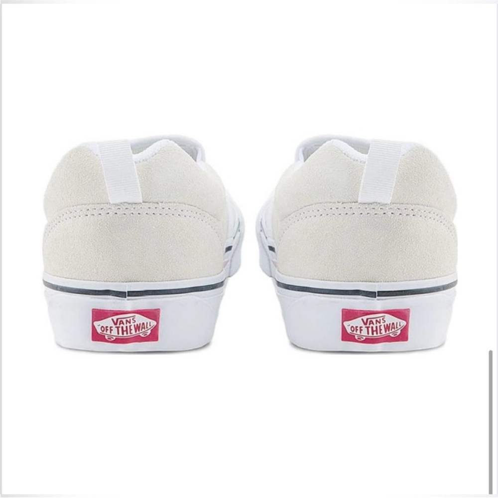 Vans Classic Canvas Cream Slip-On Shoes - Picture 2 of 10